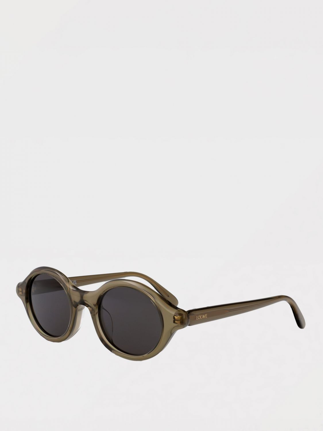 【LOEWE】サングラス オーバル LW40162U 96A グルーブ オーバル サングラス グリーン - LOEWE