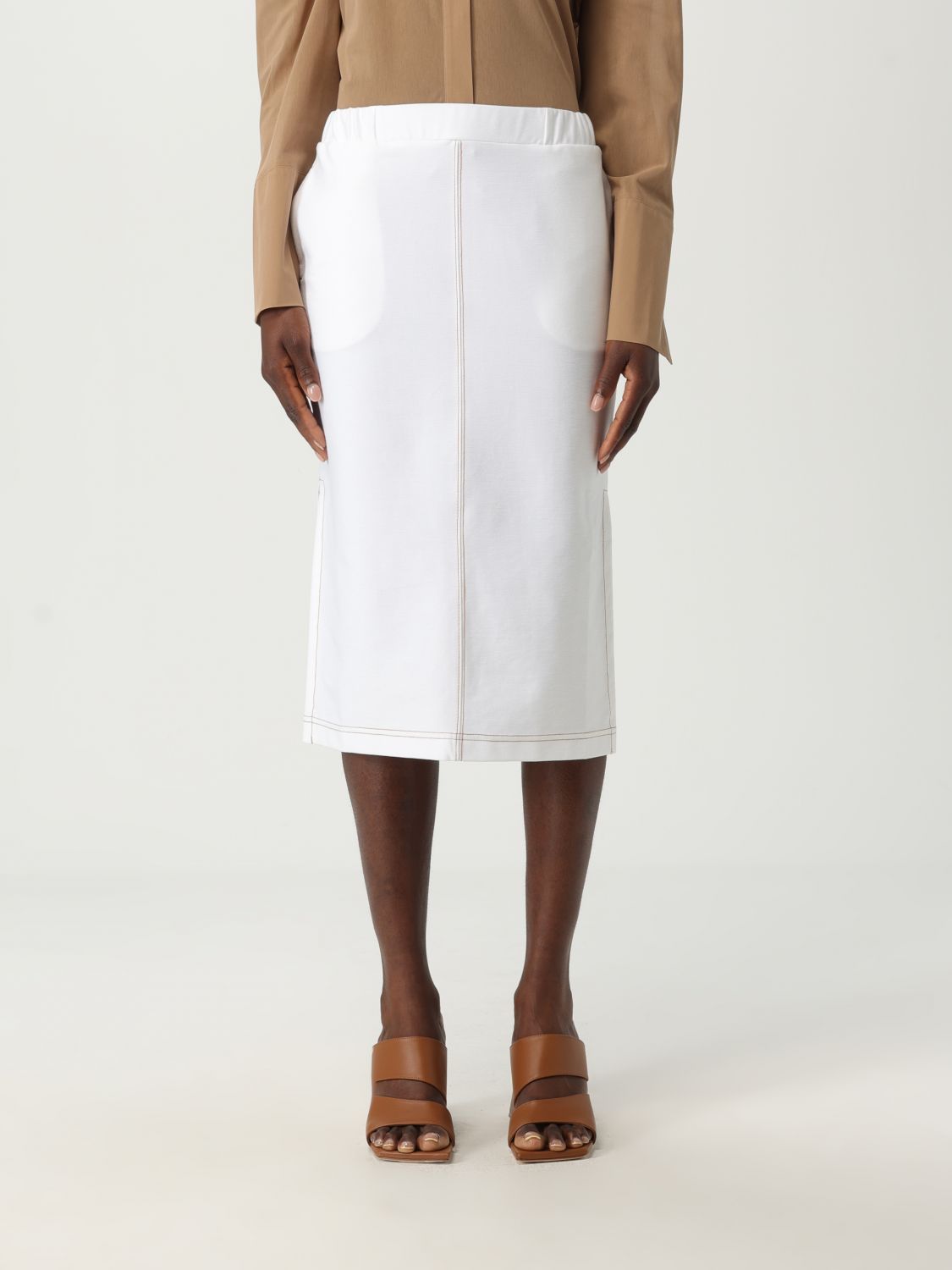 Mm Max Mara Rock Damen Farbe Weiss In White