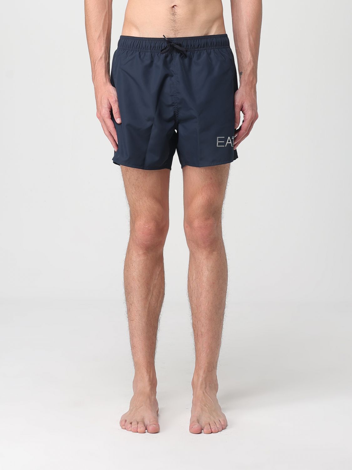 Ea7 Boxer Beachwear In Blue