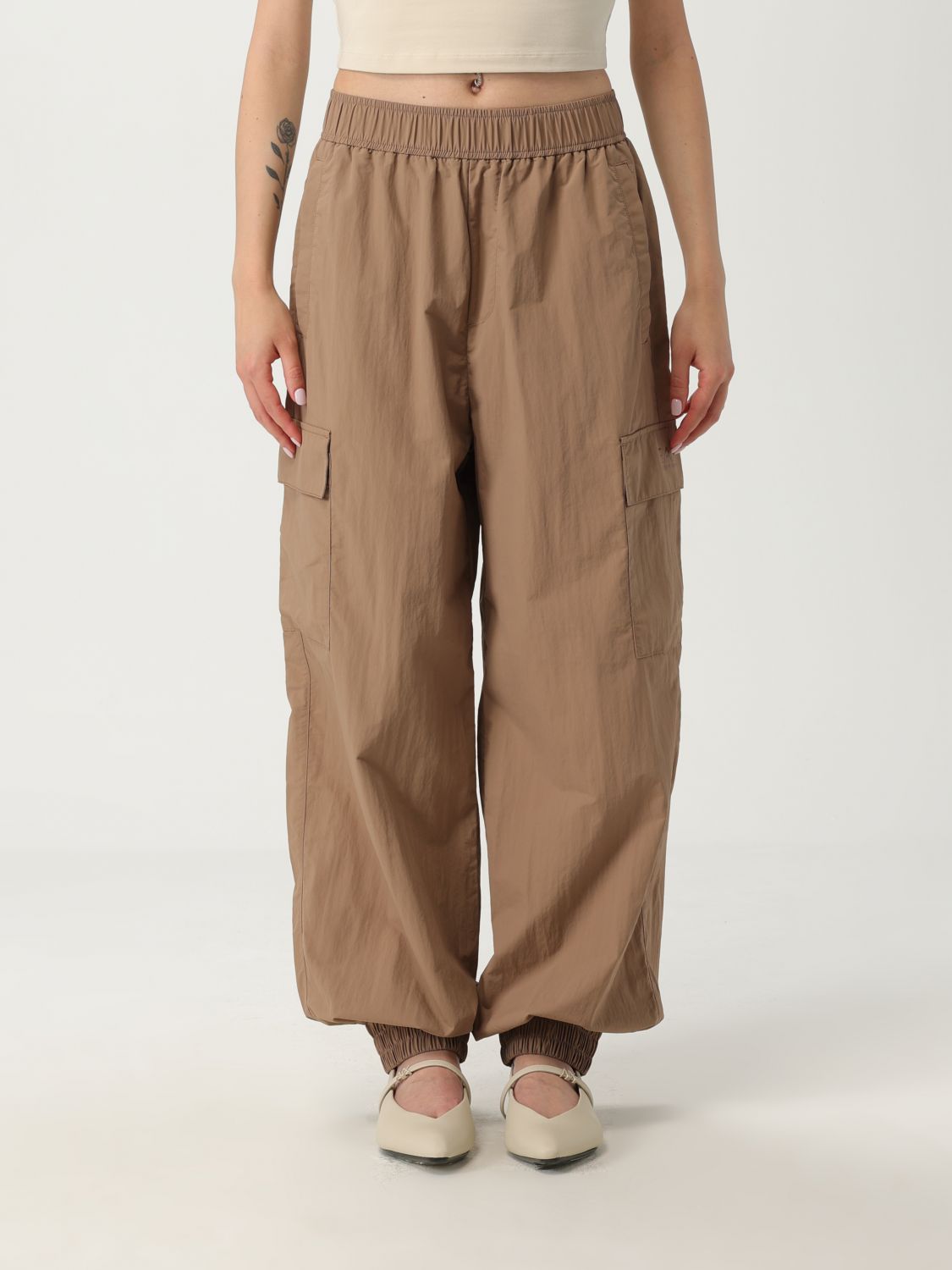 Ea7 Hose  Damen Farbe Beige In Brown
