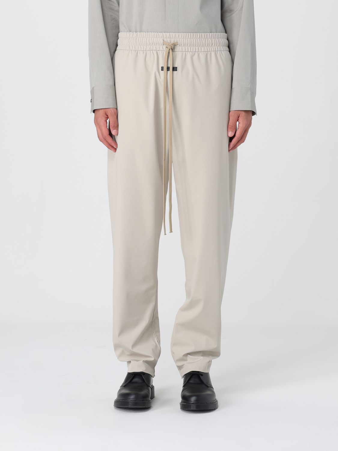 Fear Of God Grey Track Pants With Adjustable Drawstring