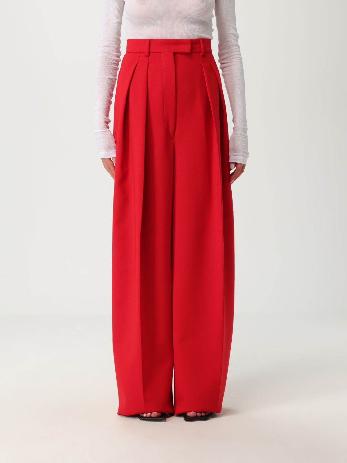 Sportmax Pantalone Donna Colore Rosso In Red