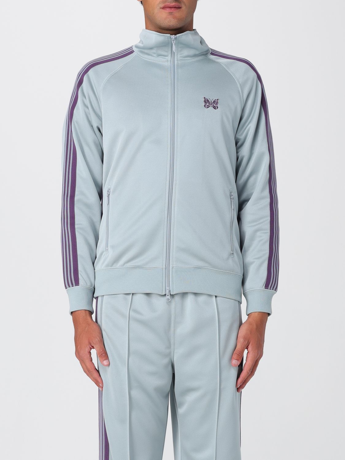 NEEDLES BLAZER NEEDLES MEN COLOR BLUE H08045009