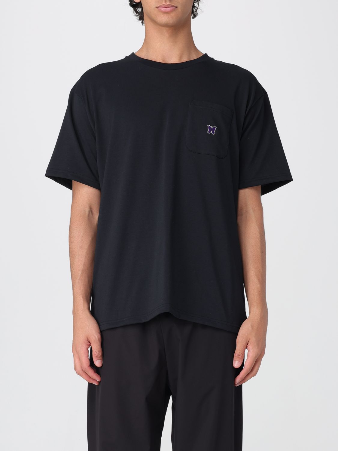Shop Needles T-shirt Men Color Black
