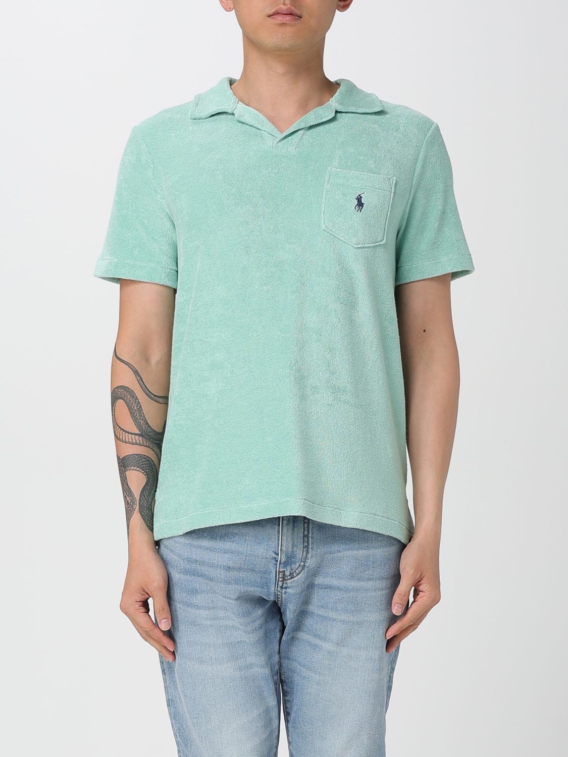 Polo Ralph Lauren Polo Shirt Men Color Green