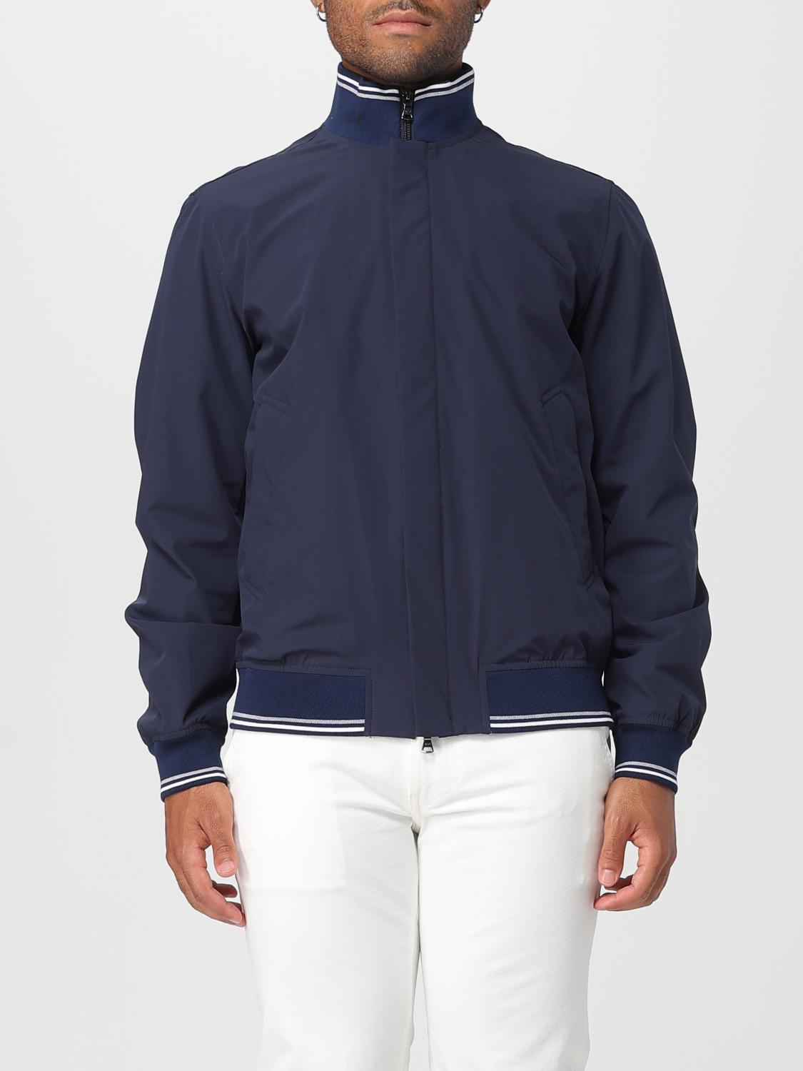 Paul & Shark Jacket Men Color Blue In Blue