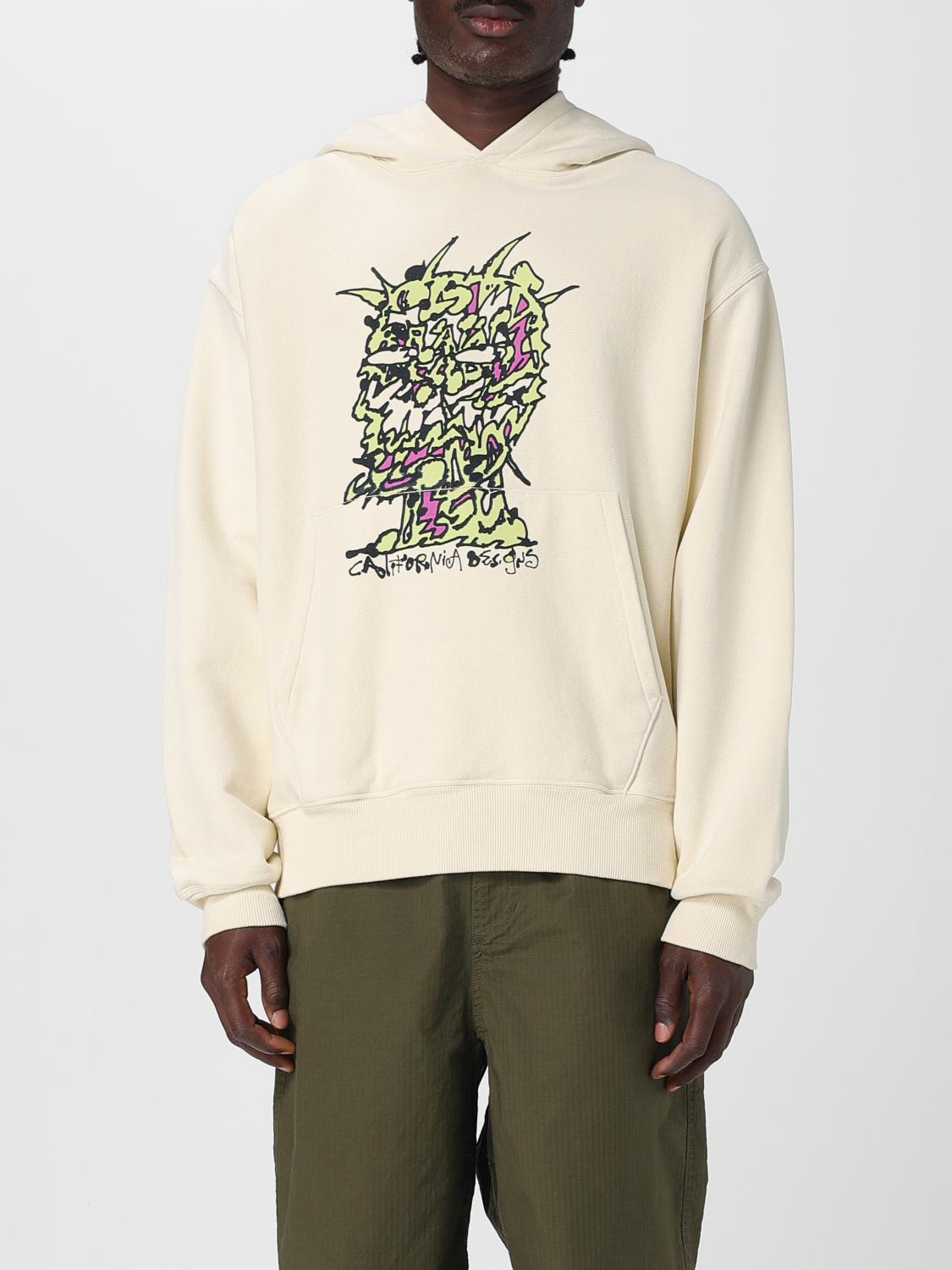 Brain Dead Scrambled Head Graphic Hooded Sweatshirt