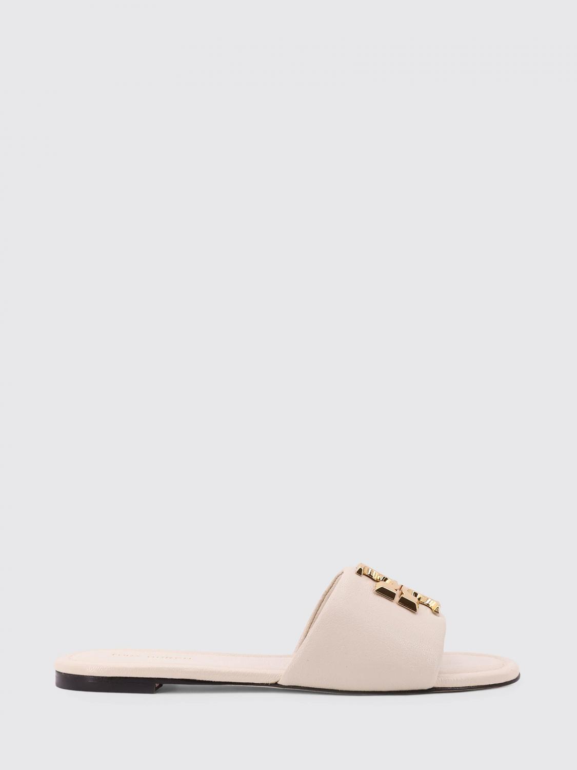 Tory Burch Sandals  Men Color Cream In Animal Print
