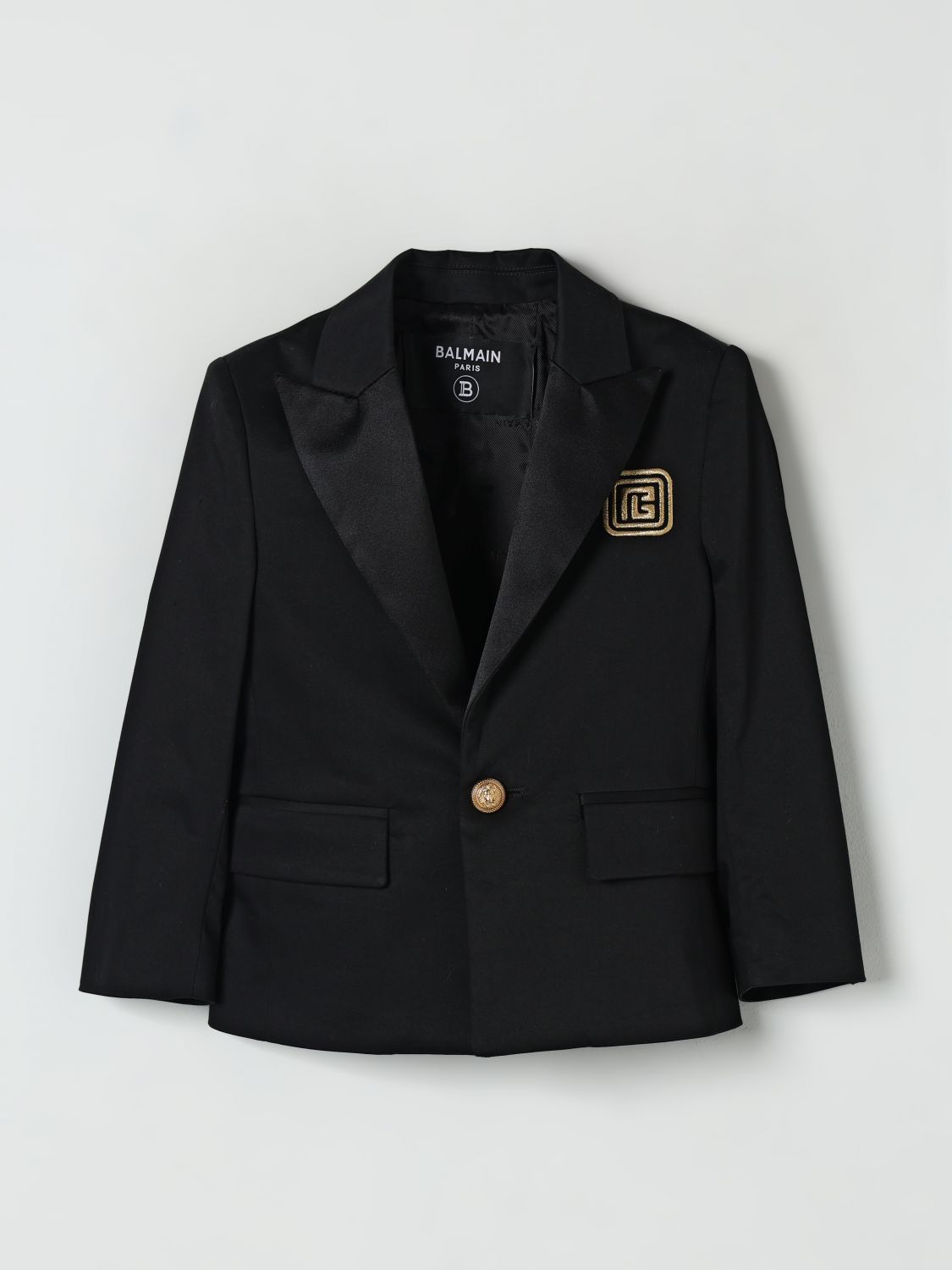 BALMAIN BLAZER BALMAIN KIDS COLOR MULTICOLOR H08671005