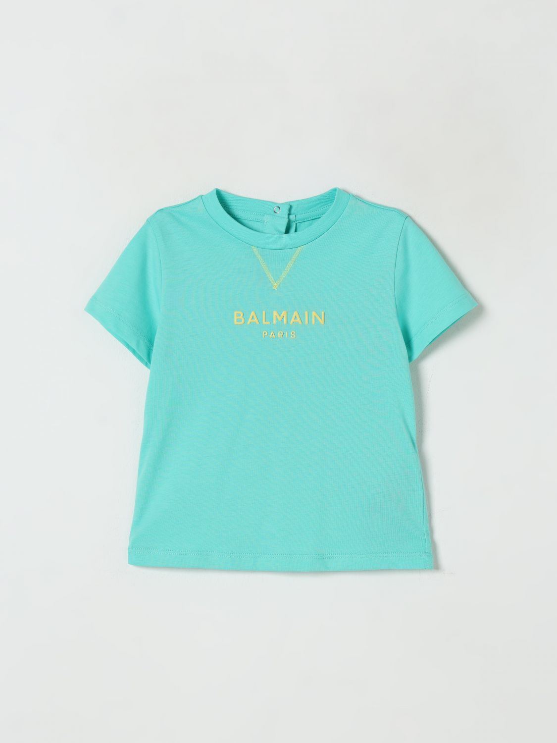 Balmain T-shirt Kids Color Multicolor In Blue
