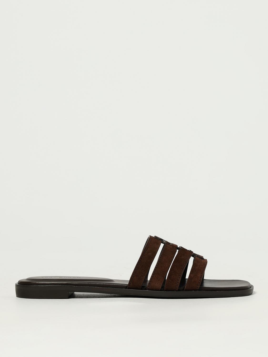 Tory Burch Ines Suede Cage Slide Sandals