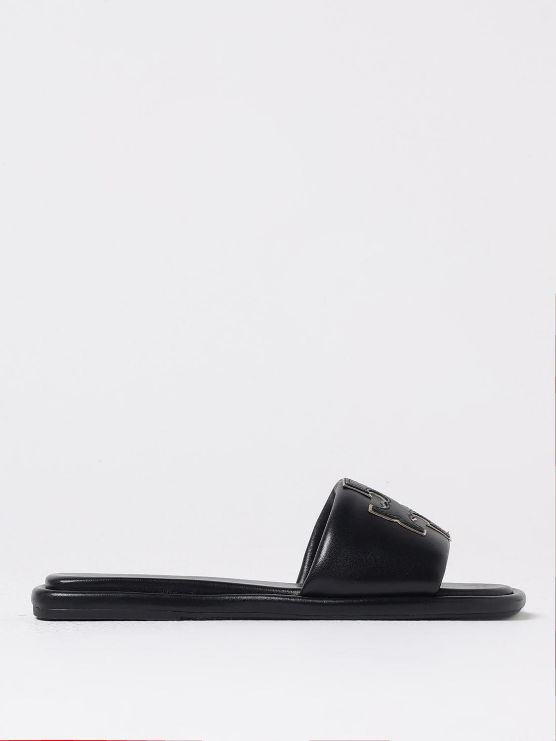 Tory Burch Tt Band Slide In Black