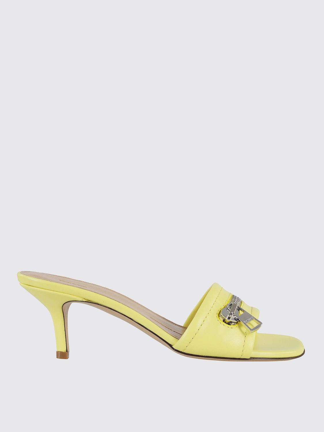 Jw Anderson J. W. Anderson Biker Heel Sandal In Yellow