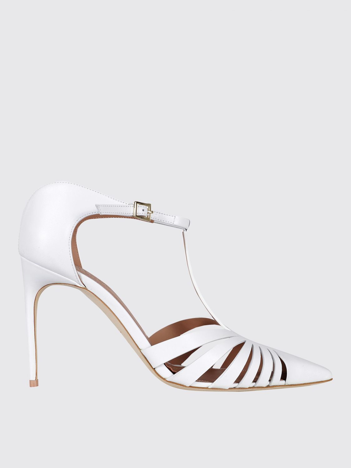 Malone Souliers Jennifer Cutout T-strap Mule Pumps
