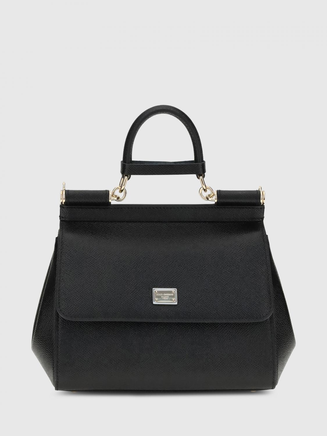 Dolce & Gabbana Women Leather Handbag In Black