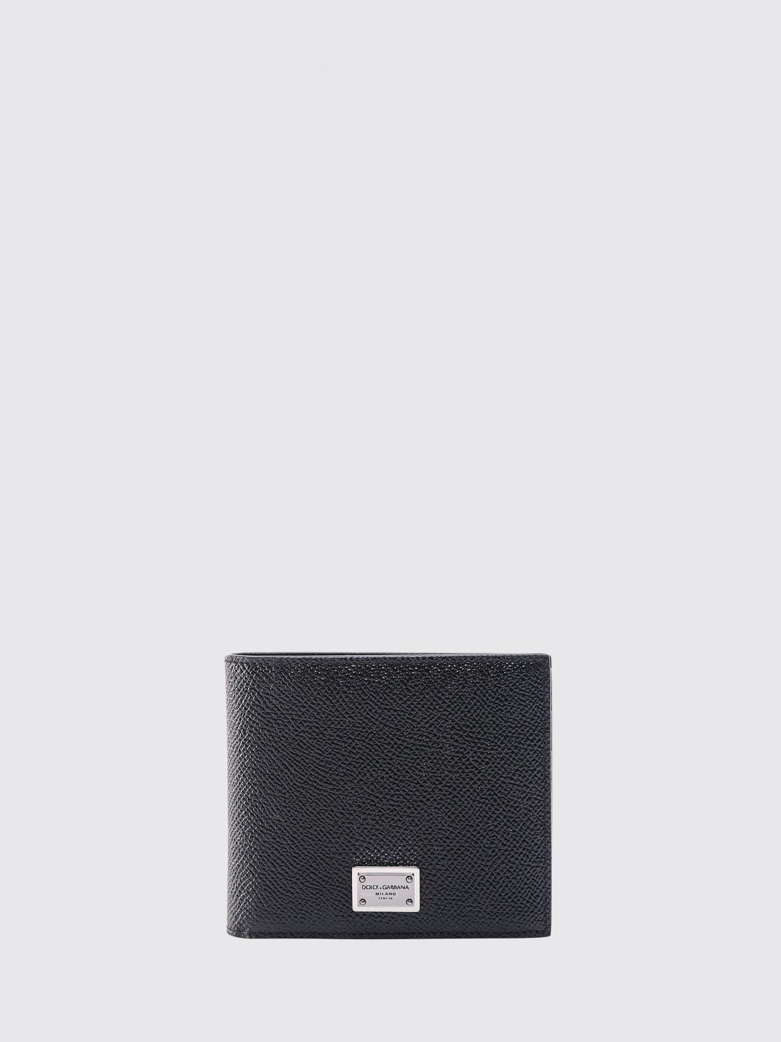 Dolce & Gabbana Wallet Men Color Black In Blue