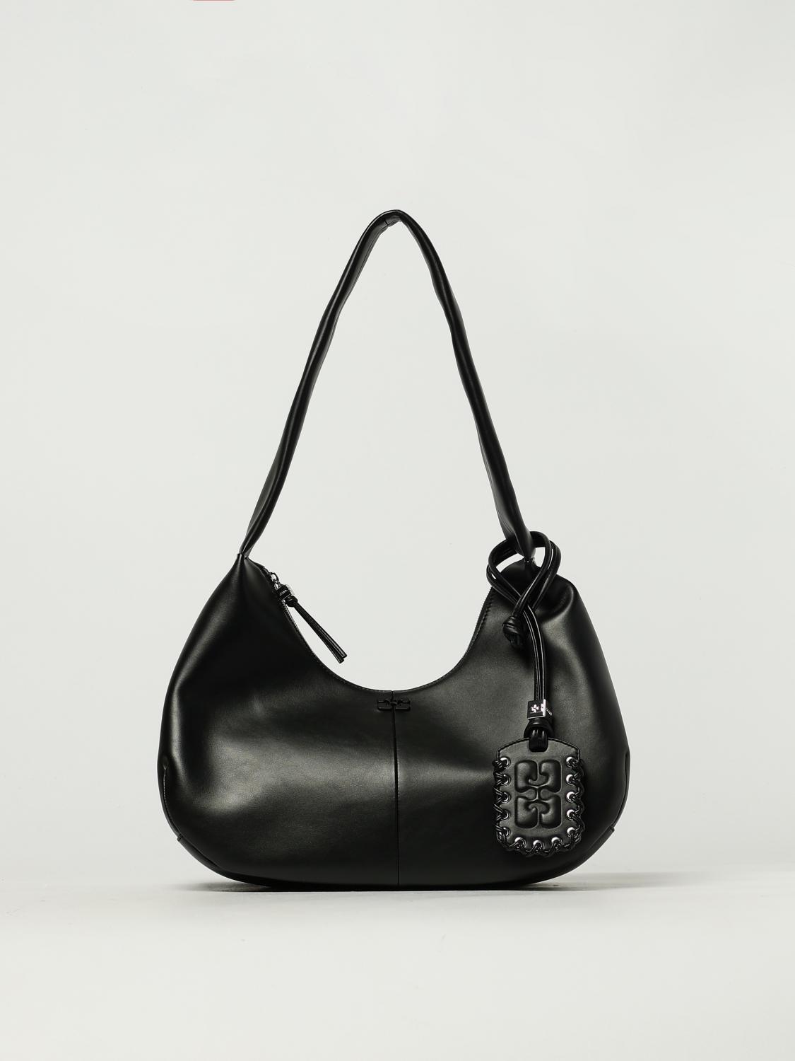 Ganni Crossbody Bags Woman Color Black