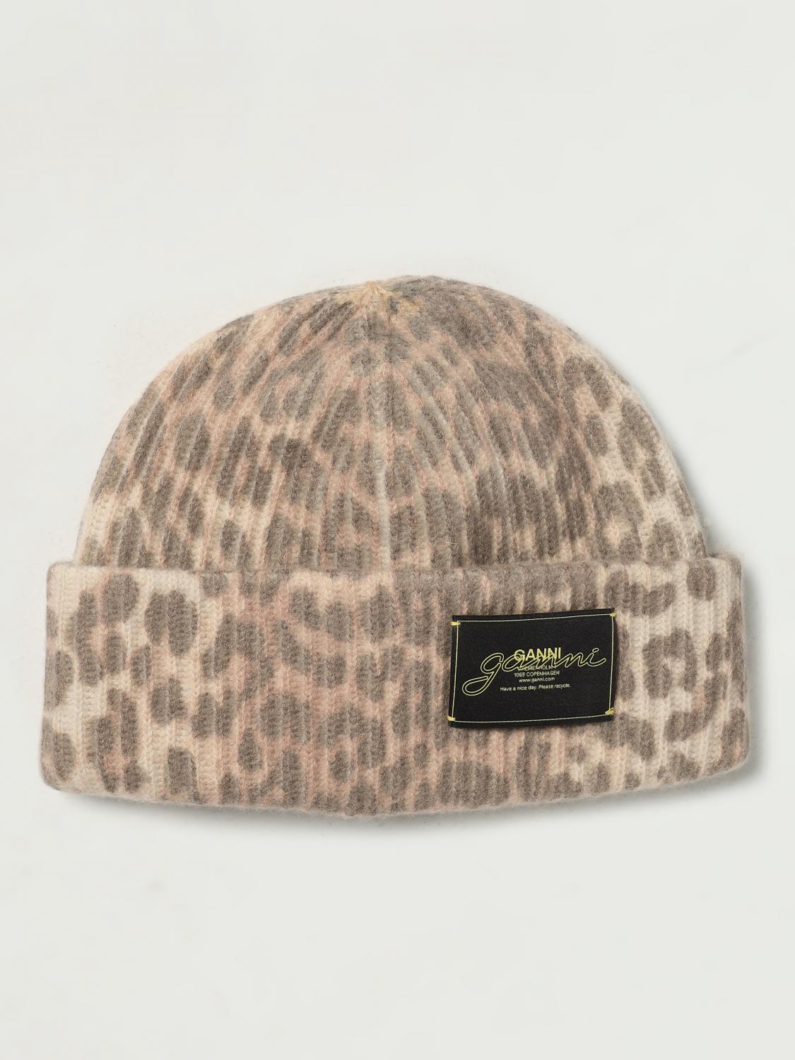 GANNI Hat Woman color Brown　GANNI 帽子 女性 カラー ブラウン GANNI
