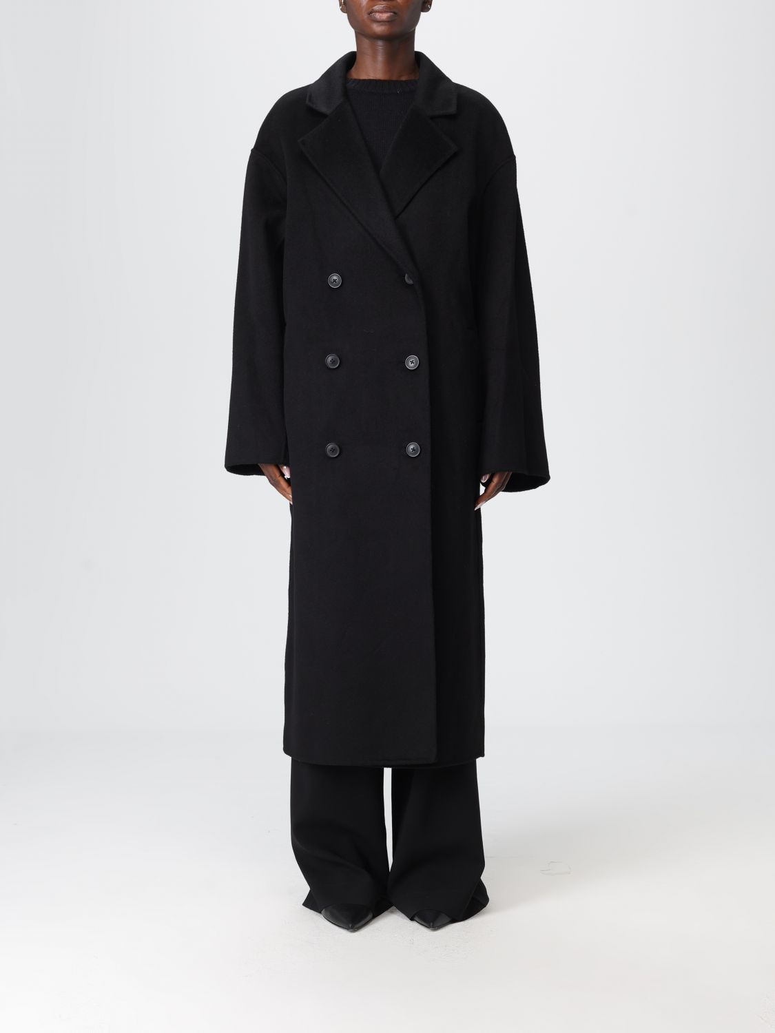 Loulou Studio Coat Lou Lou Studio Woman Color Black In Black