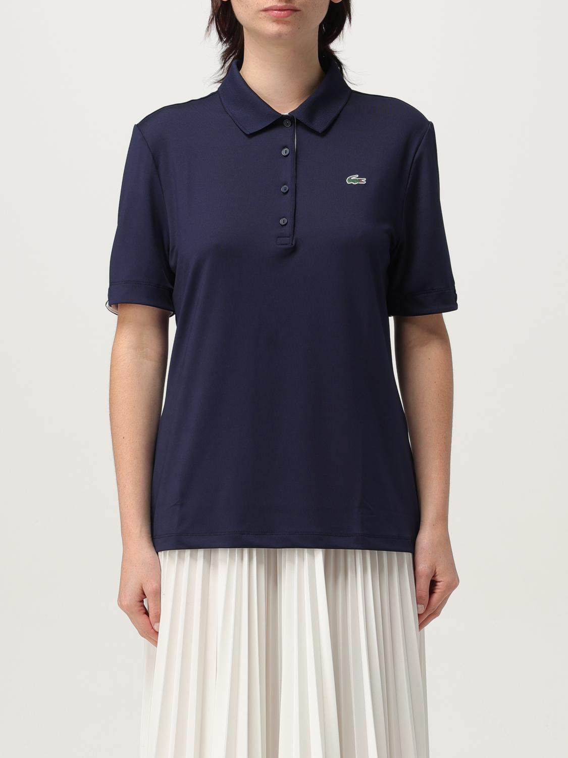 Lacoste Women's Regular Fit Supple Petit Piqué Polo - 40 In Blue