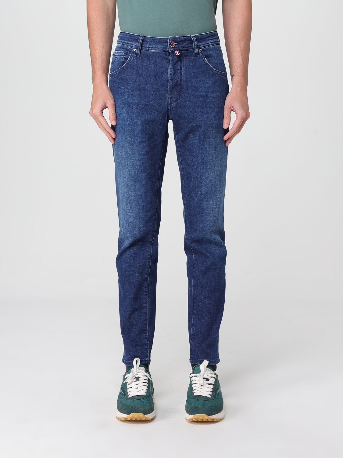 Jacob Cohen Pants Men Color Blue In Blue