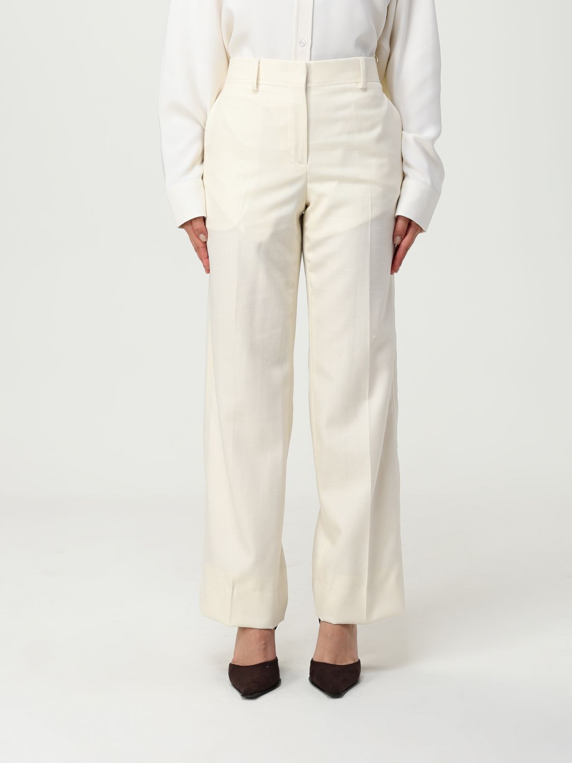 Brioni Hose Damen Farbe Weiss In White