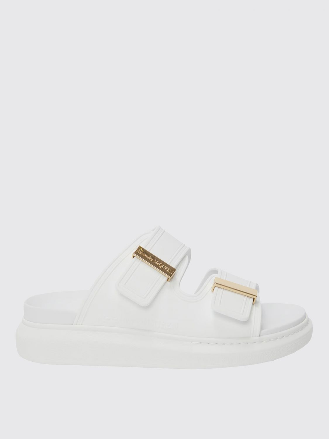 Alexander Mcqueen Heeled Sandals Woman Color White