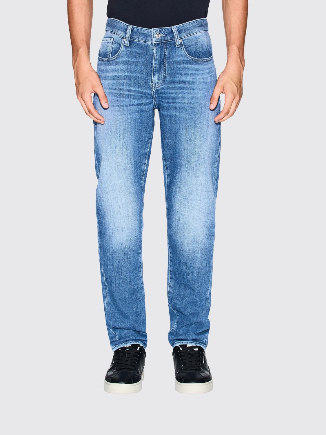 ARMANI EXCHANGE Jeans Men color Denim