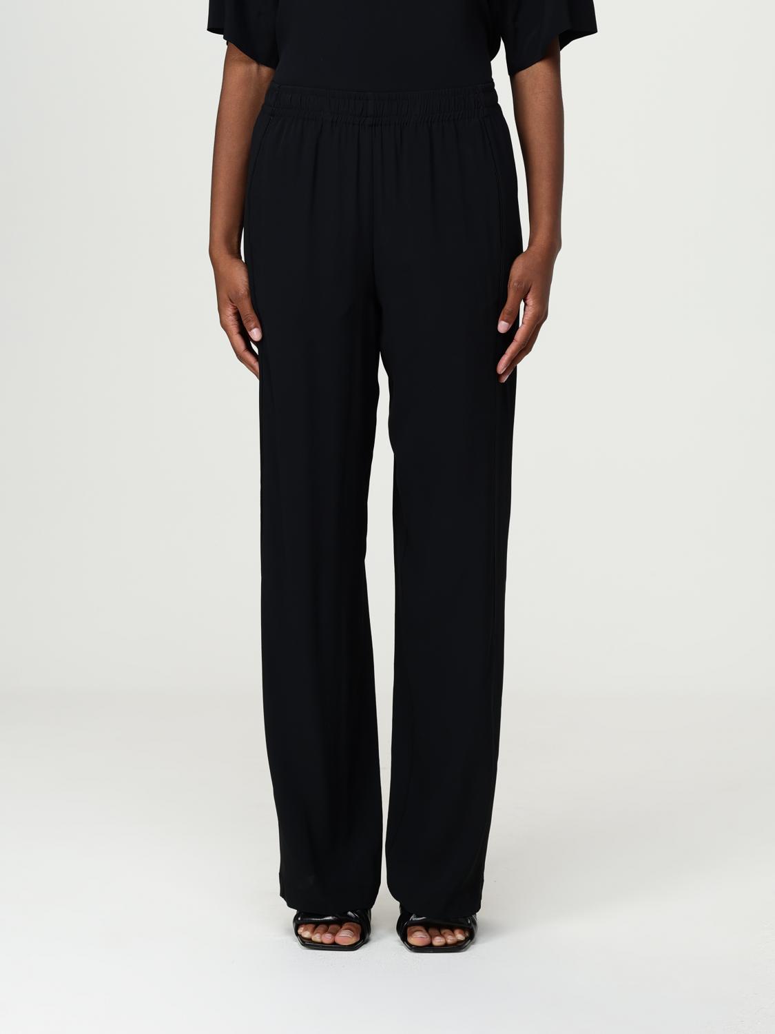 Semicouture Pants Woman Color Black In Black