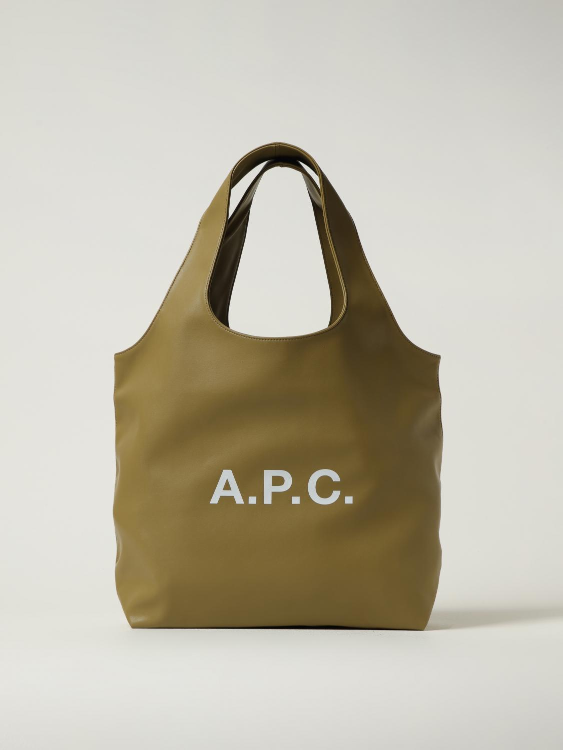 Tote Bag A. P.C. Woman color Green