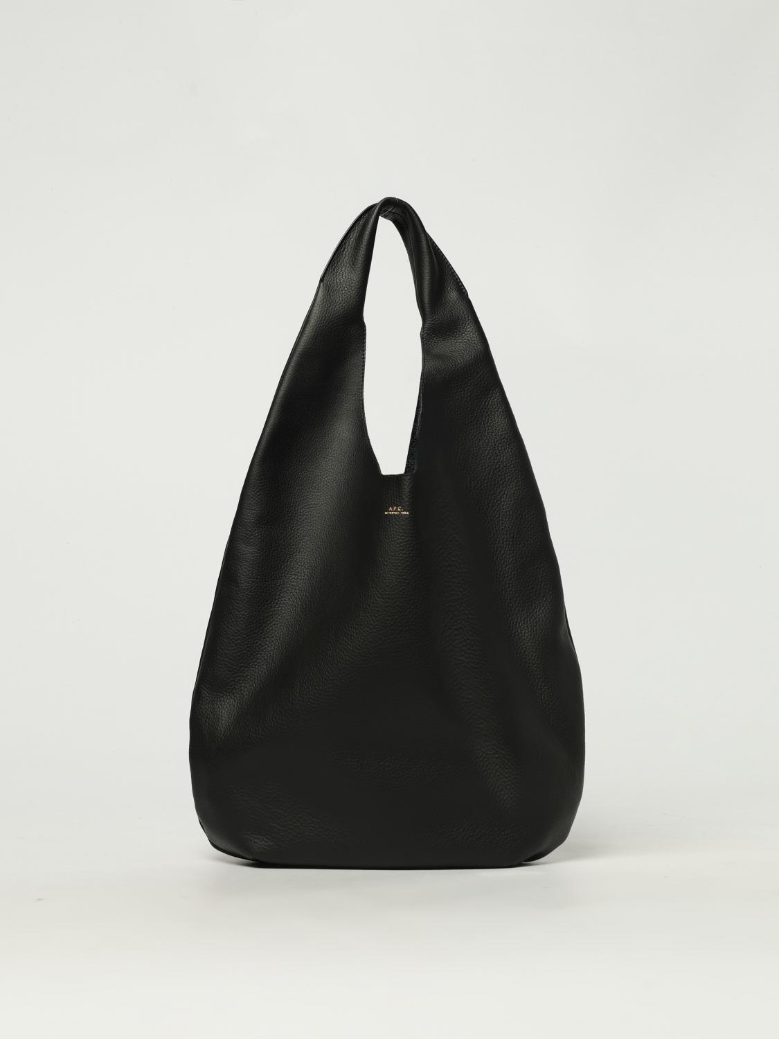 Apc Leather Slouchy Single Handle Shoulder Bag