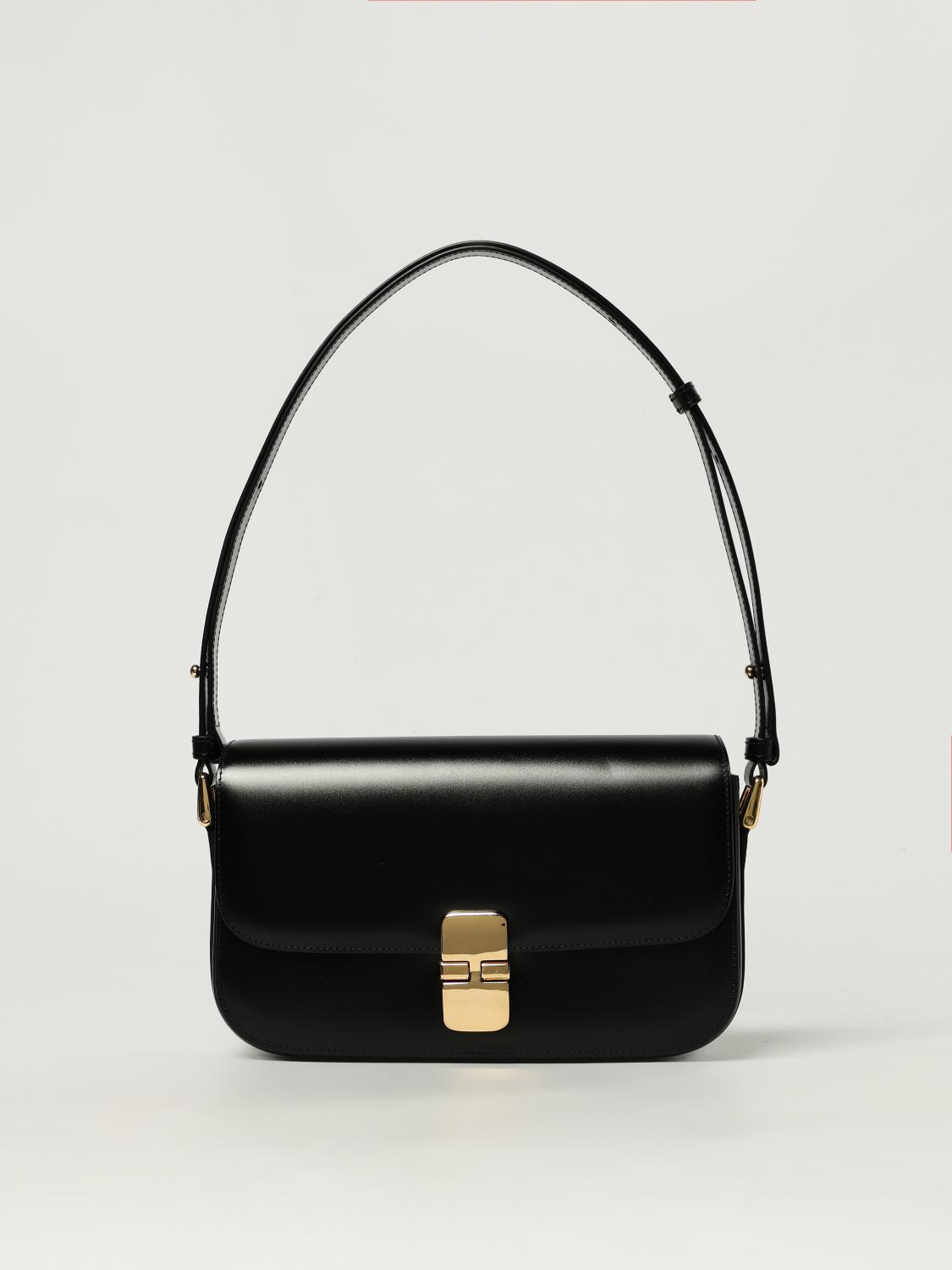 Apc A.p.c. Grace Leather Crossbody Bag