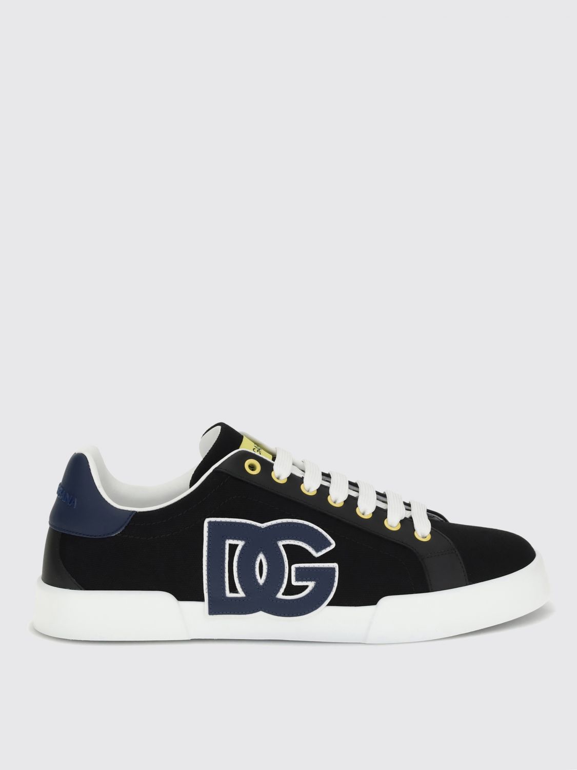Dolce & Gabbana Logoed Sneakers In Black