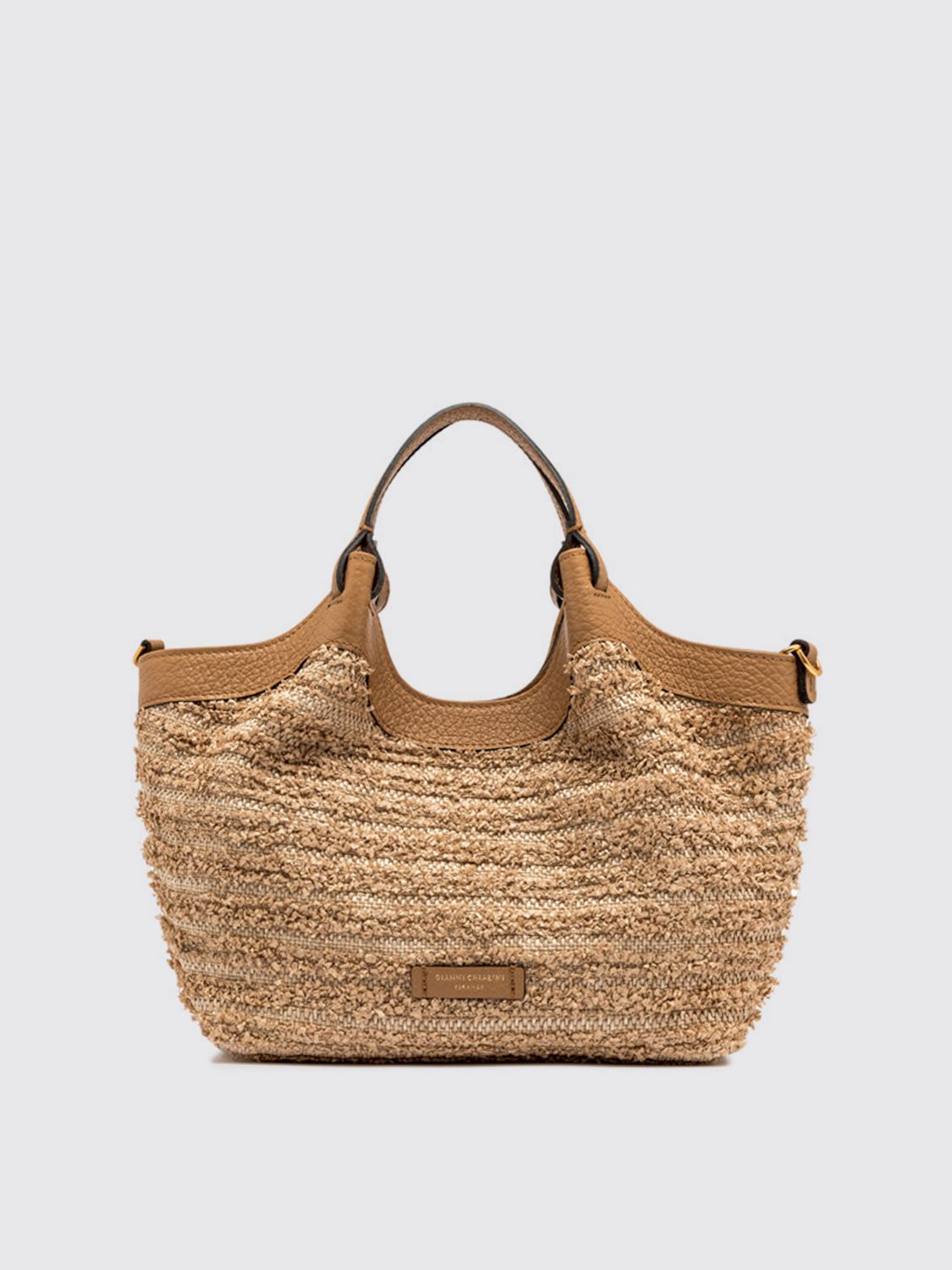 Gianni Chiarini Dua Woven Straw Tote Bag