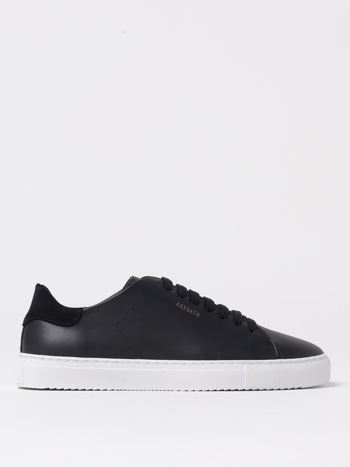 Axel Arigato '90 Clean' Black Low Top Sneakers With Logo Lettering On The Side