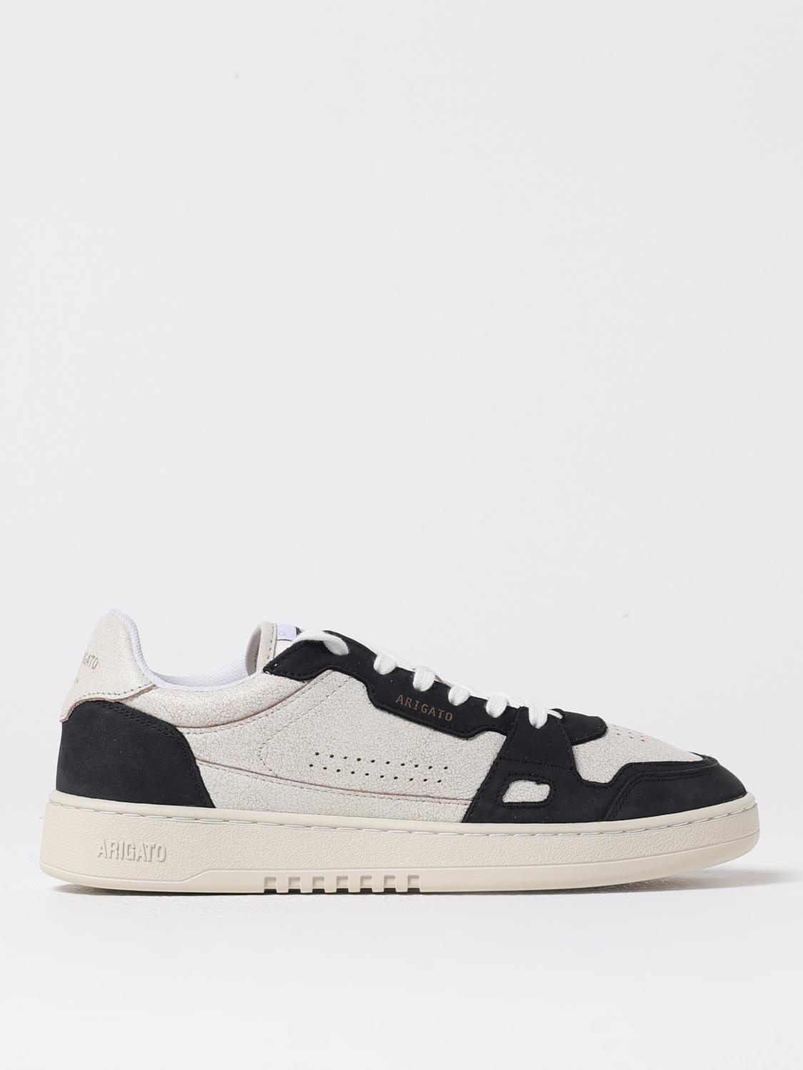 Axel Arigato Men's Sneaker Dice Lo Beige And Black In Leather And Suede With Recycled Materials In Black