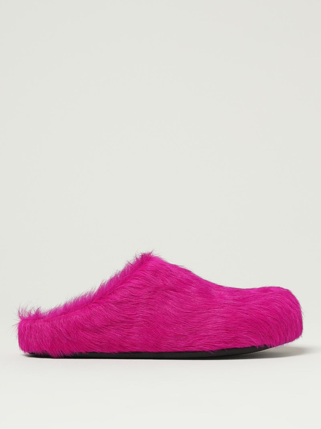 Marni Heeled Sandals Woman Color Fuchsia In Multi
