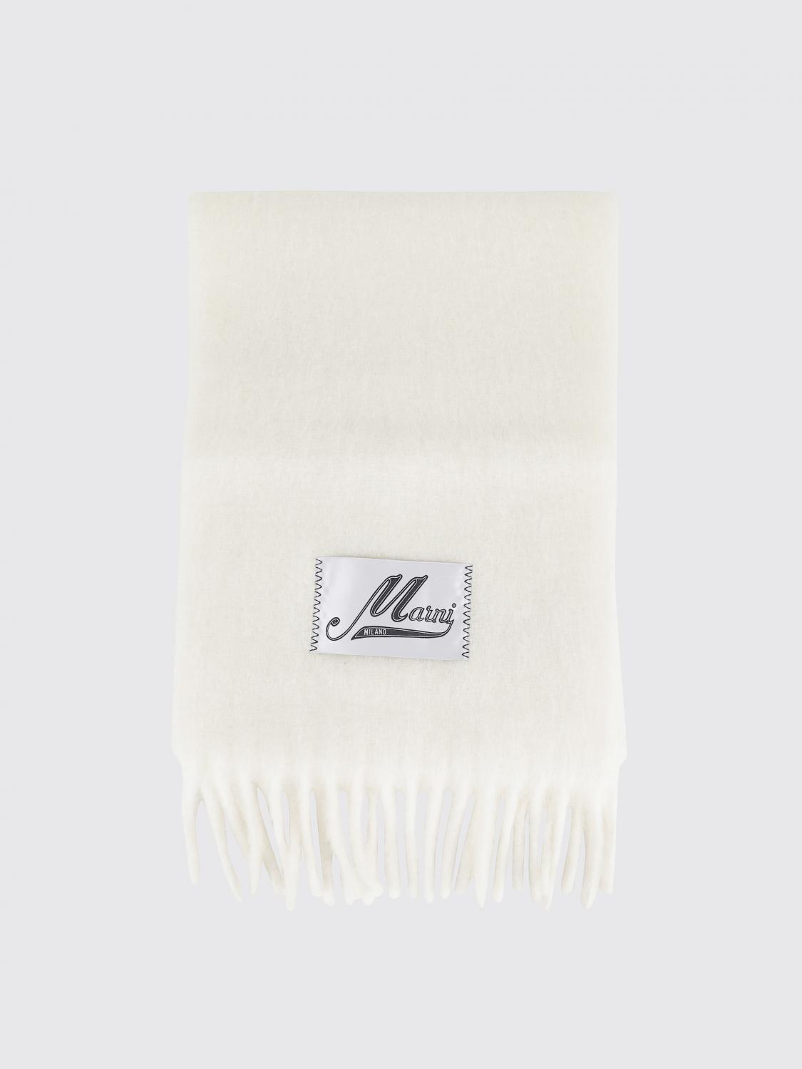 MARNI Scarf Woman color White　MARNI スカーフ ウーマン カラー ホワイト MARNI