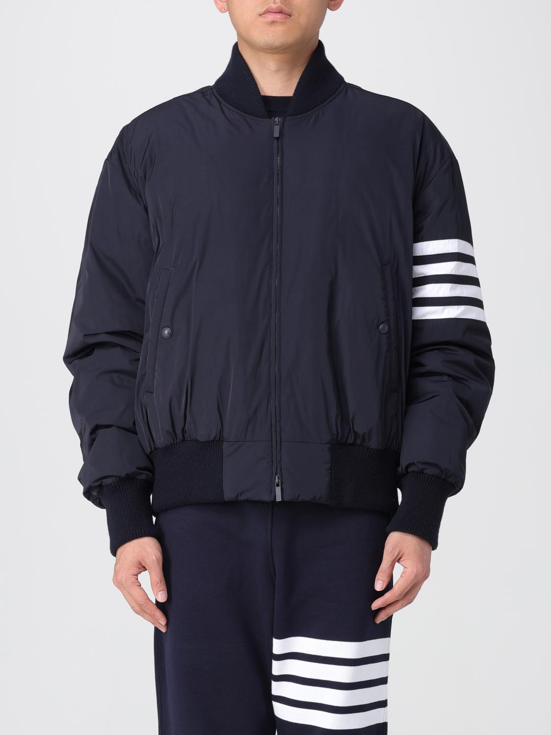 Thom Browne 4-bar Plain Weave Suiting Bomber Jacket