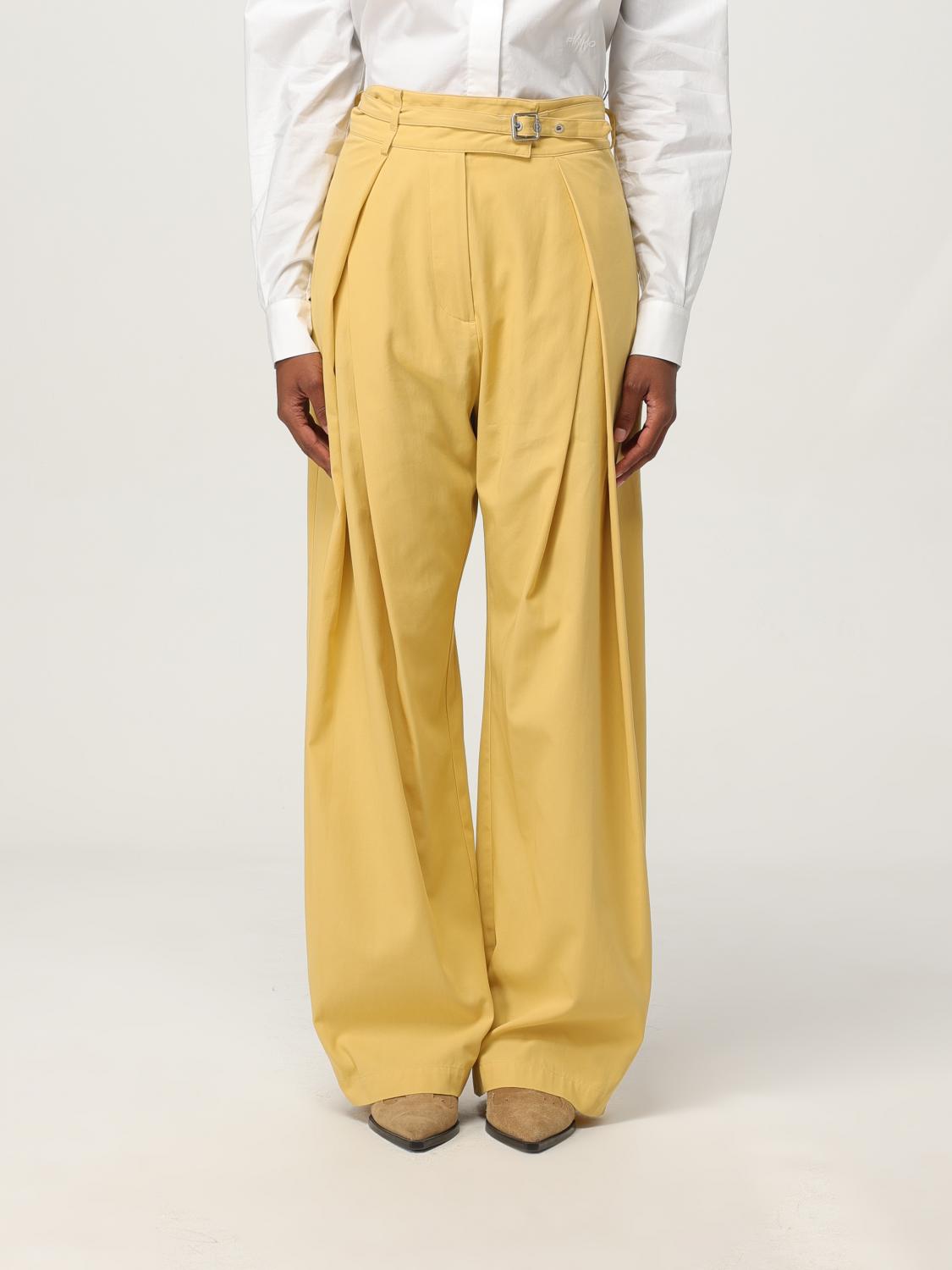 Pinko Hose  Damen Farbe Gelb In Yellow