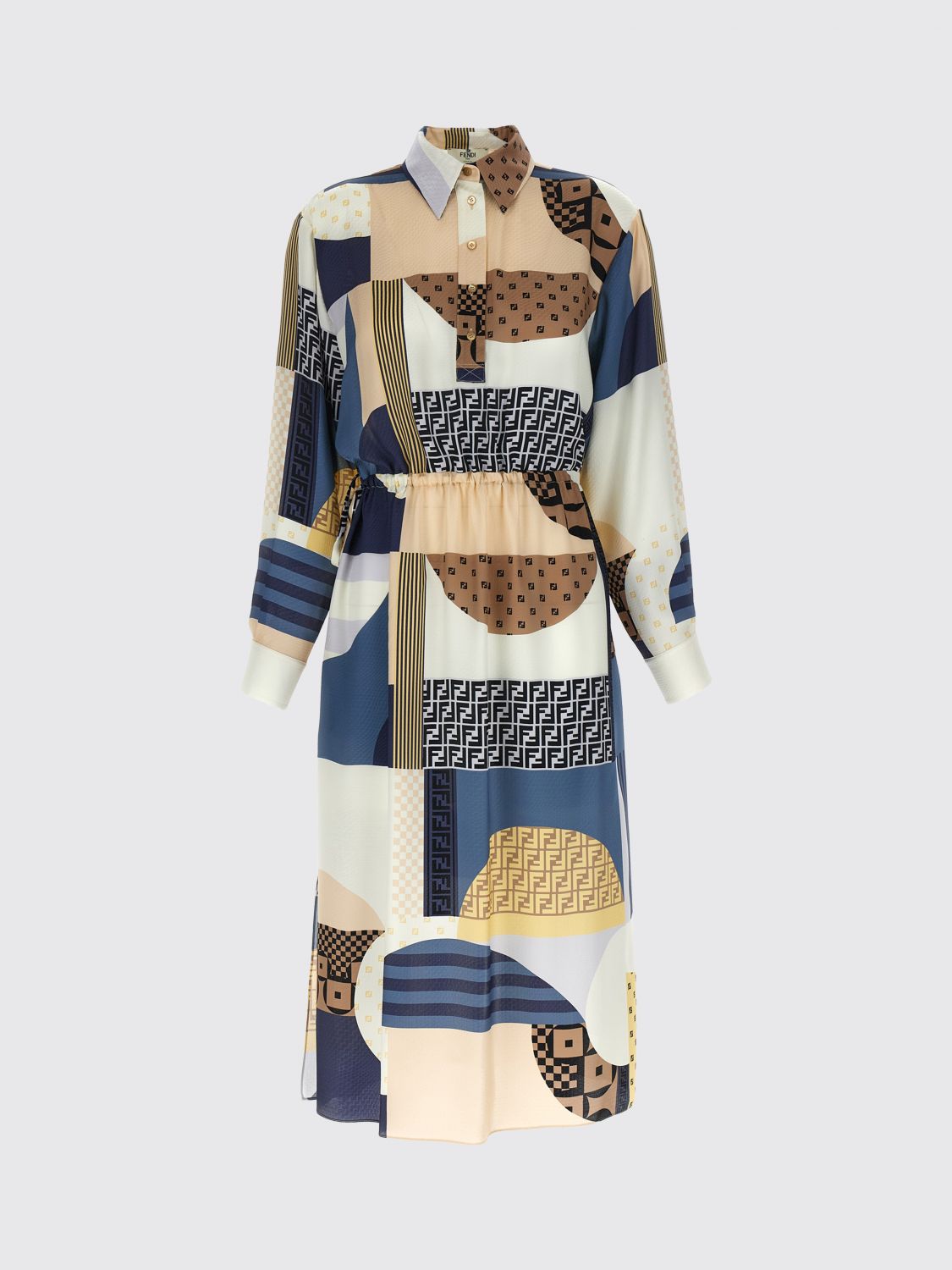 Fendi Γυναικών Μπλε Dress Woman Color