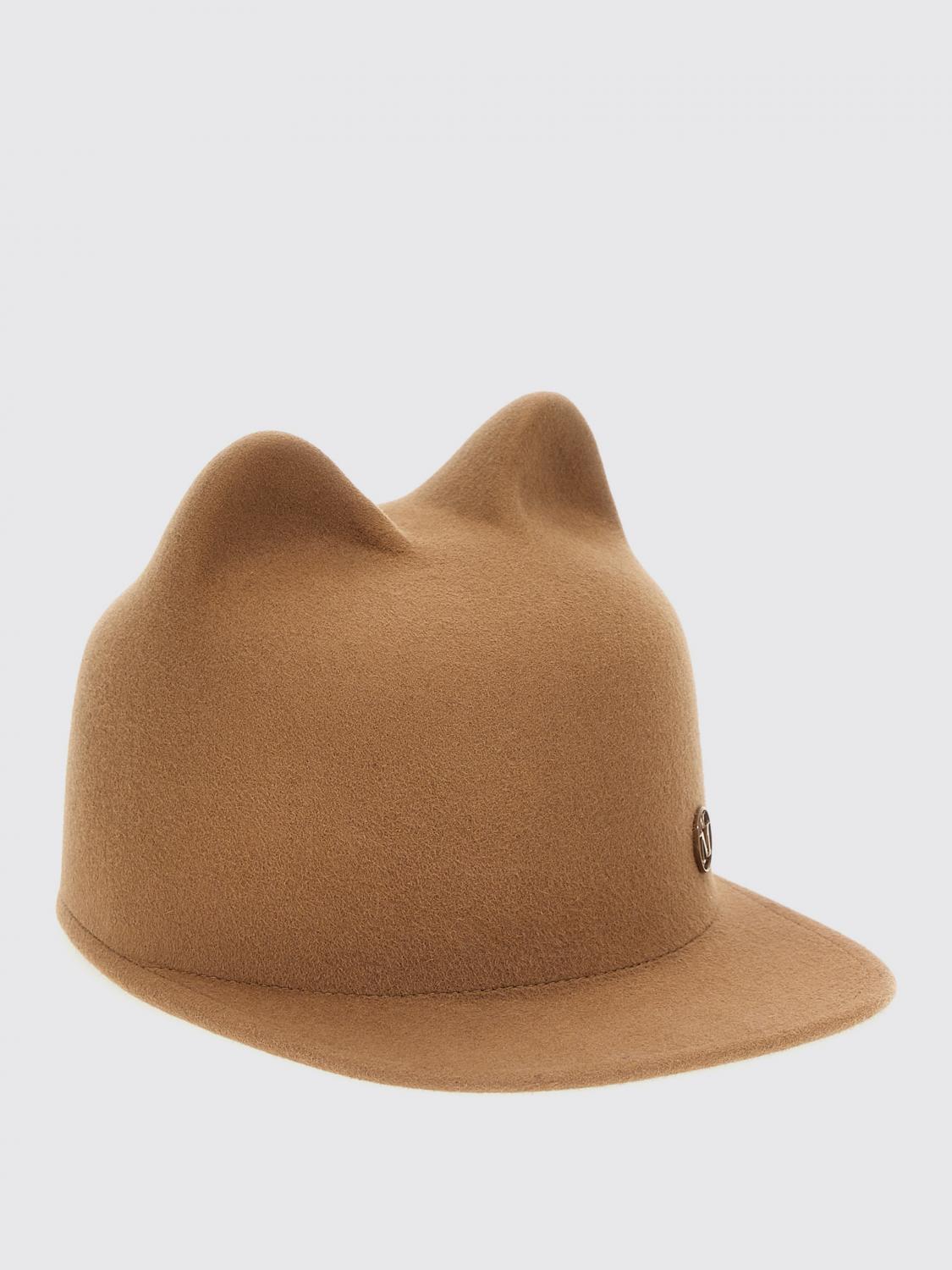 Maison Michel Hat Woman color Brown