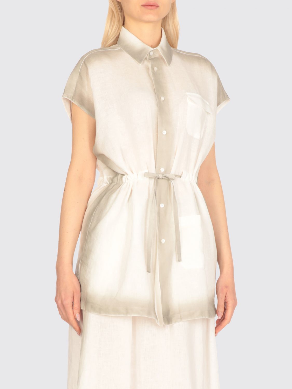 Fabiana Filippi Drawstring Waist Blouse