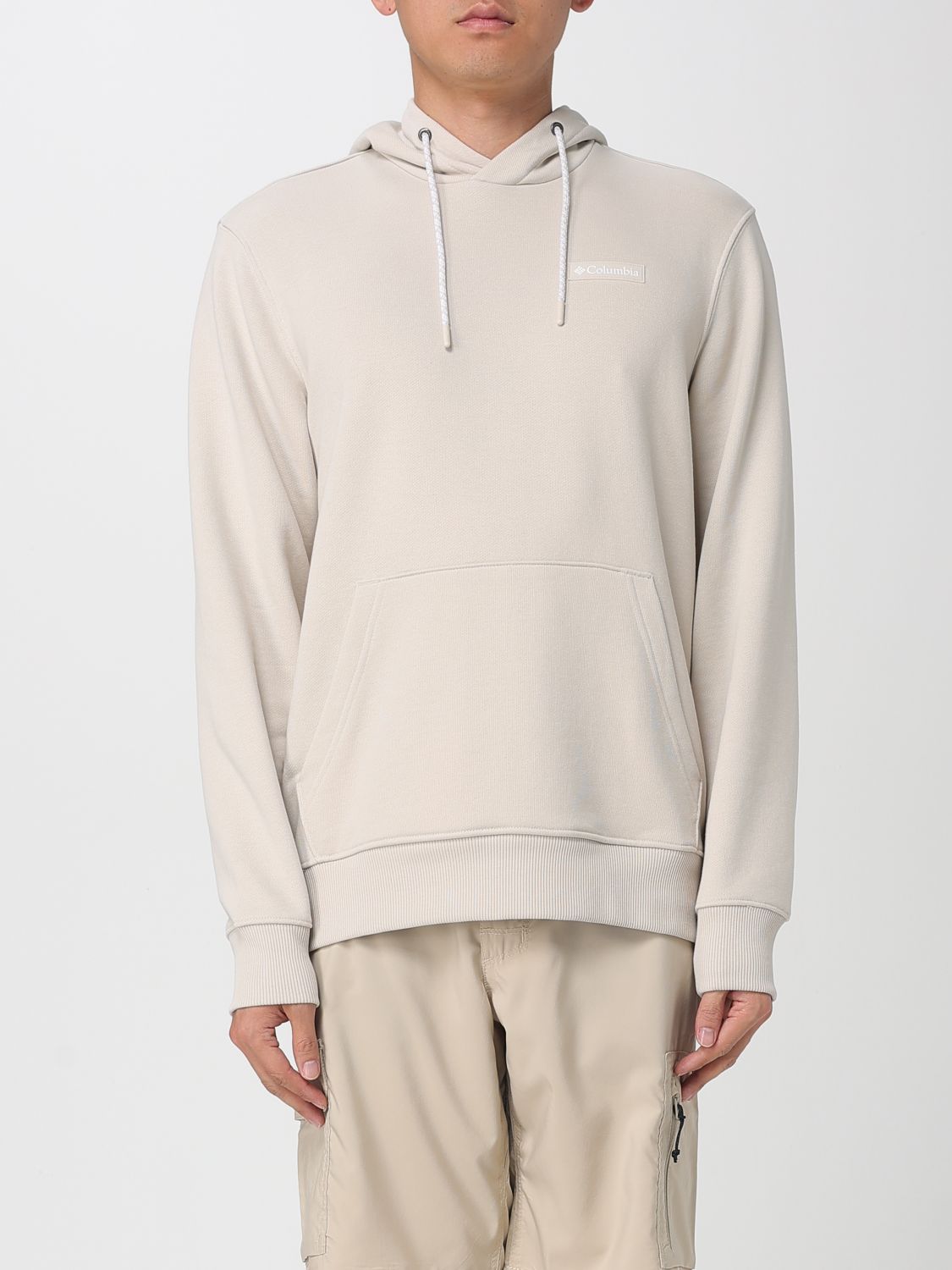 Columbia Sweatshirt  Men Color Beige In Gray