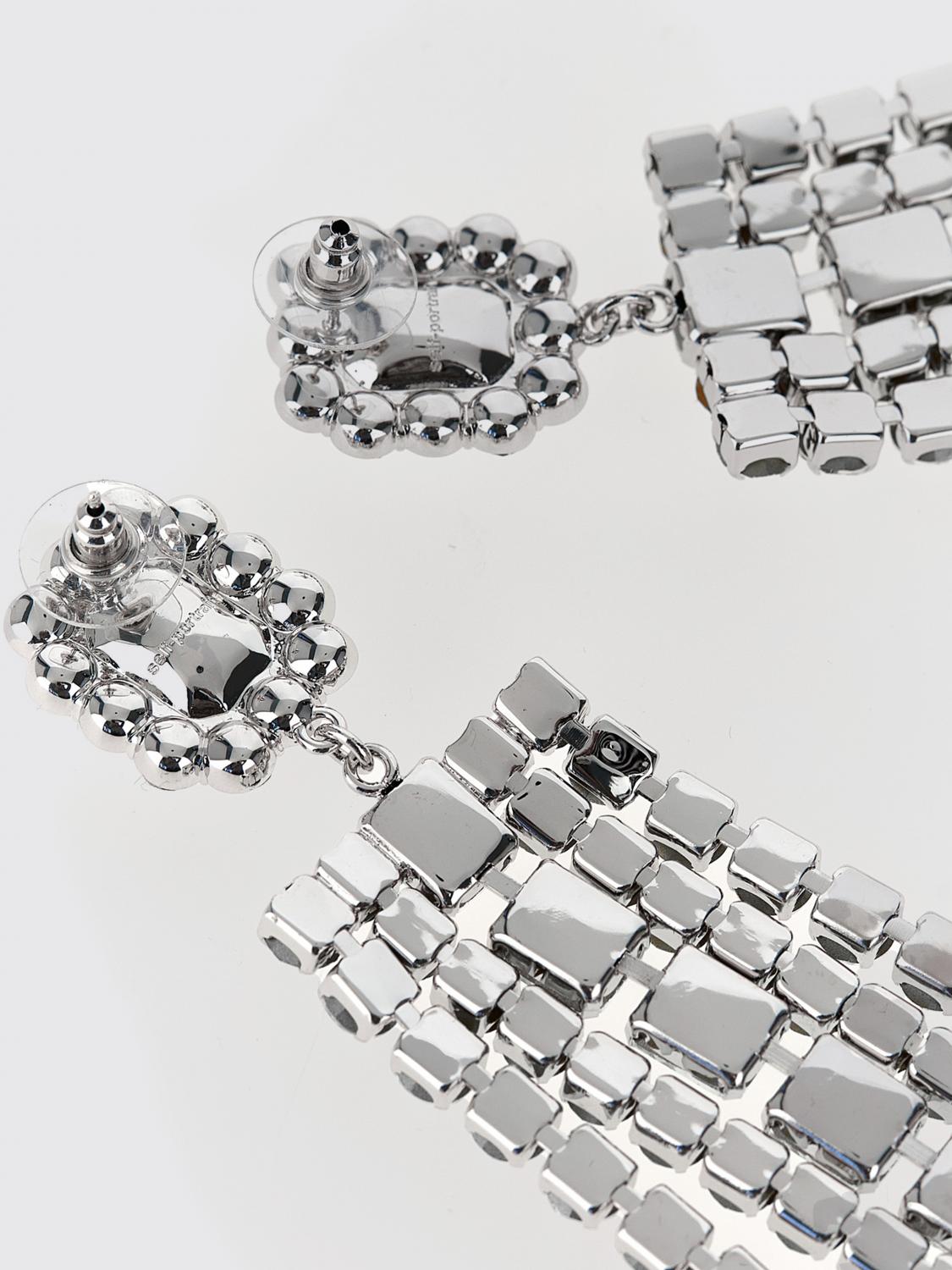 Self-portrait Jewel Woman  In Silver