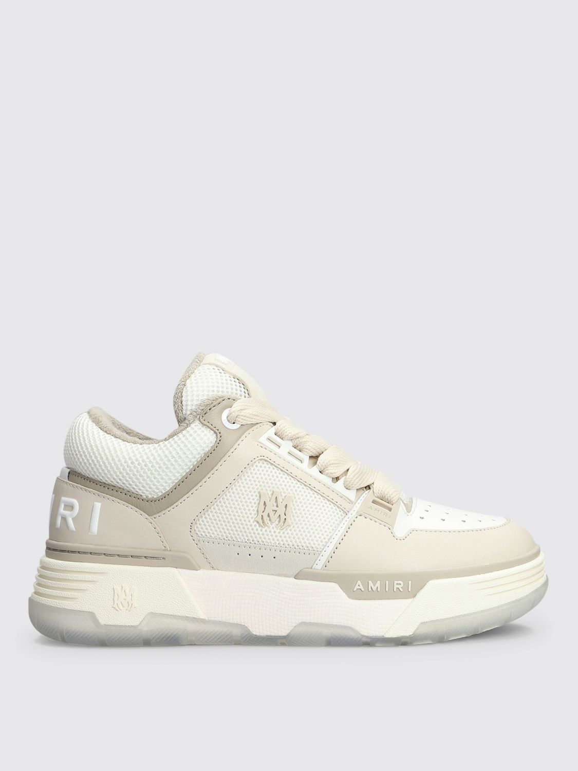 Amiri Ma-1 Logo Print Sneakers In White