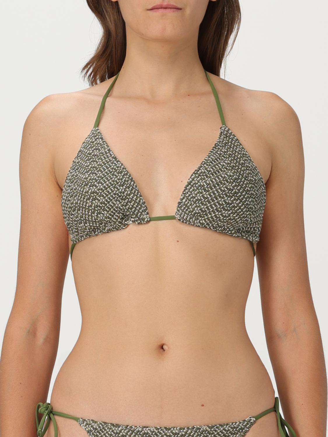 Mc2 Saint Barth Swimsuit  Woman Color Green In Gray