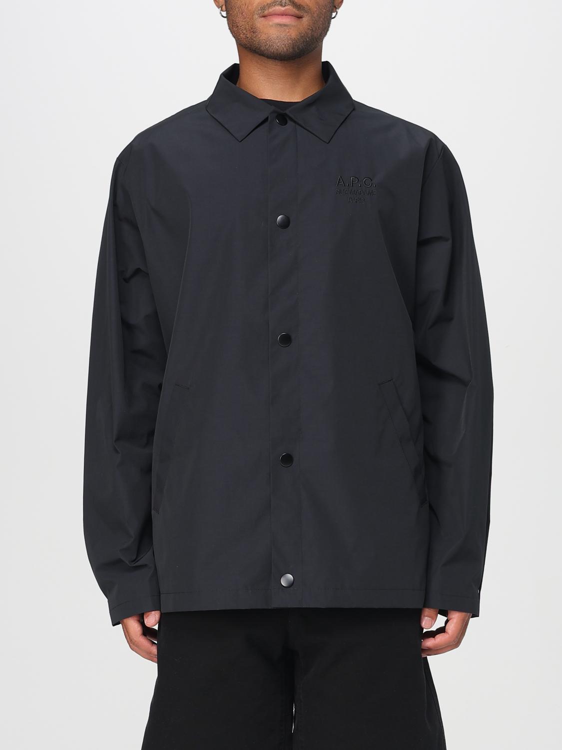 Apc Jacket A. P.c. Men Color Black In Black