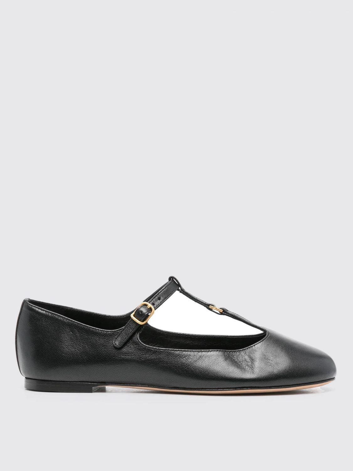 Chloé Marcie Mary-jane Python Print Leather Ballet Flats