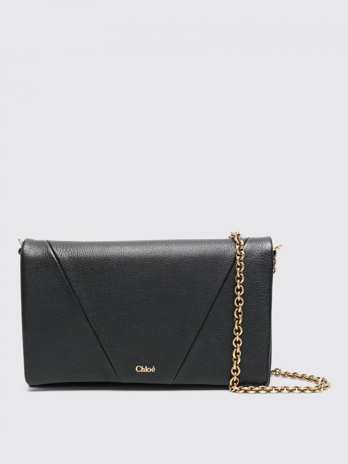 Chloé Shoulder Bag In Black Leather